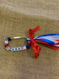 USA bag tag/key chain