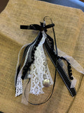 Black and white Bible Tassel