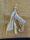Tan and orange Bible Tassel